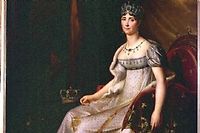 Josephine en costume d'imperatrice par Francois Gerard (1807). (C)AFP