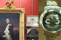 Chacune de ces montres en edition limitee integre un fragment de cheveu de Napoleon.