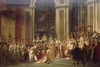 Le sacre de Napoleon le 2 decembre 1804, par David. (C)(C) Collection Roger-Viollet
