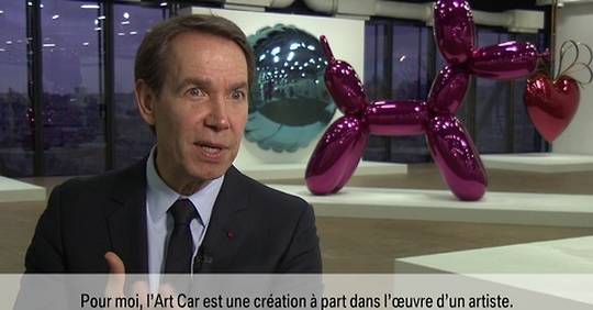 Vidéo Art Cars de l exposition Jeff Koons la rétrospective au