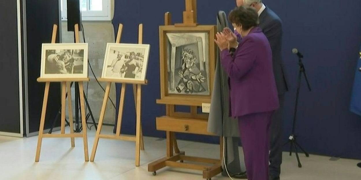 Huit Oeuvres In Dites De Picasso C D Es La France Par Sa Fille Maya