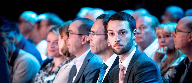 Pierre Michelin en mai 2022 a l'Aassemblee generale des actionnaires de Michelin.  
