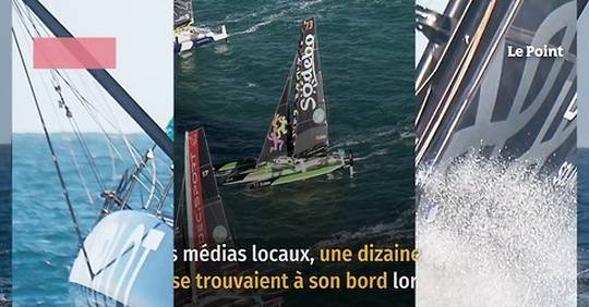 Vidéo Route du rhum le chavirement d un bateau suiveur fait deux morts