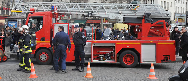 "Quand les pompiers sont arrives, l'immeuble etait quasiment evacue", a souligne un gendarme (photo d'illustration) (C) Abaca