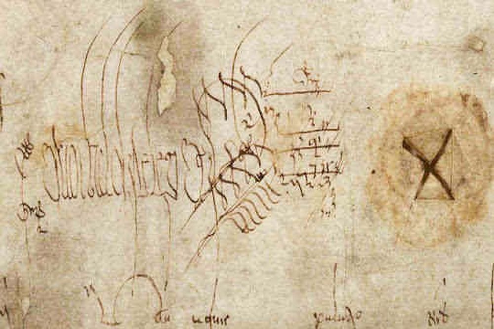 La signature de Charlemagne
