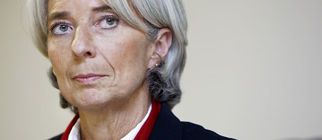 La ministre de l'Economie Christine Lagarde a ete la premiere responsable politique a prendre quelque distance avec le discours majoritaire concernant Eric Woerth, mardi (C) AFP