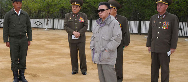 La Coree du Nord cherche a creer un elan politique interieur en vue d'une transmission du pouvoir au fils de Kim Jong-il (C) Maxppp
