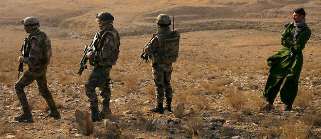 Selon le ministre de la Defense, il n'y a pas d'autre solution pour la France que de maintenir sa presence militaire en Afghanistan (C) ABACA