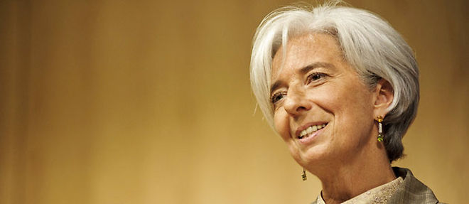 La ministre de l'Economie Christine Lagarde assure qu'il faut "mettre en place des reformes de fond, telles que la reforme des retraites" (C) NICOLAS DATICHE/WOSTOK PRESS/MAXPPP