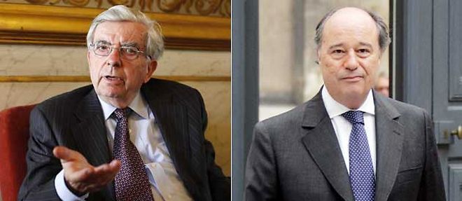 Jean-Pierre Chevenement, leader du MRC, et Jean-Michel Baylet, chef de file du Parti radical de gauche, font leur rentree ce week-end (C) Montage Le Point.fr
