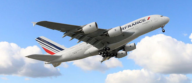 Pour contrer les compagnies a bas couts, Air France envisage de creer une filiale "low cost" pour ses vols interieurs (C) AIRBUS/AIR FRANCE/HO/MAXPPP
