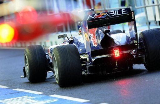 L'Allemand Sebastian Vettel (Red Bull) a realise le meilleur temps de la 3e seance d'essais libres du Grand Prix de Singapour, 15e epreuve du Championnat du monde de Formule 1, samedi soir sur le circuit urbain de Marina bay.