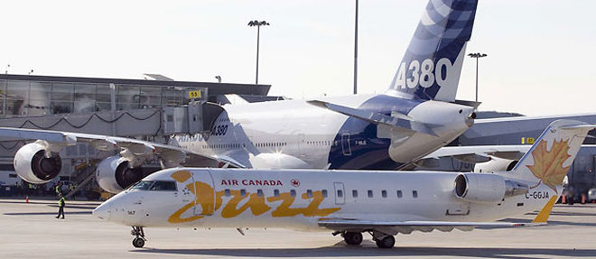 Un vol quotidien d'Air France reliera, en 2011, Paris a Montreal en Airbus A380 (C) Sipa