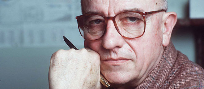 L'ecrivain francais Bernard Clavel avait obtenu le prix Goncourt pour "Les Fruits de l'hiver" en 1968 (C)SIPA