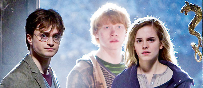 Daniel Radcliffe, Rupert Grint et Emma Watson, les heros de la saga "Harry Potter". (C) Warner Bros. France