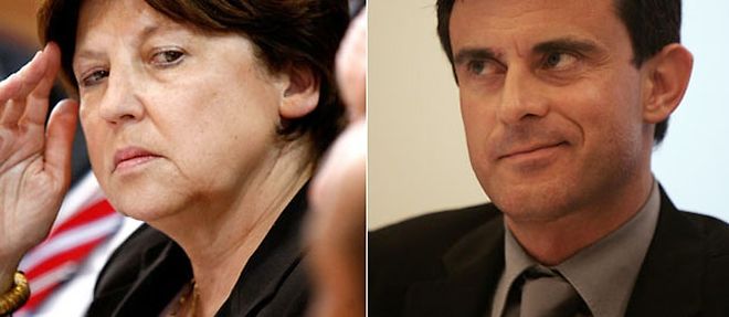 Martine Aubry et Manuel Valls