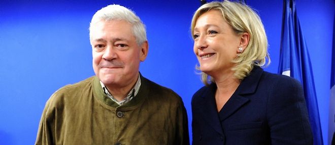 Bruno Gollnisch et Marine Le Pen sont tous deux candidats a la succession de Jean-Marie Le Pen a la presidence du FN