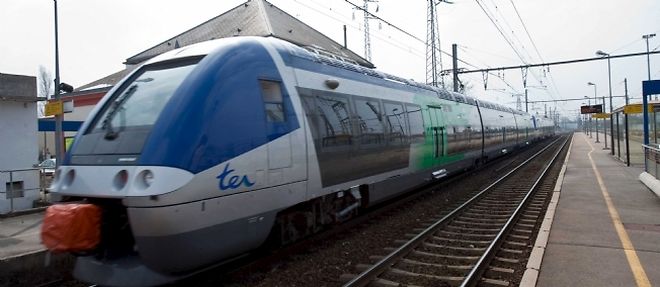 A Arras, une trentaine de personnes ont pris le train Arras-Douai-Roissy munies de titres de transport factices et de badges "STF" (pour "Sans train fixe")