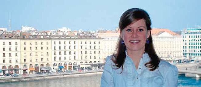 Sophie Gober, embauchee a Geneve par le Credit agricole apres un VIE de 2 ans