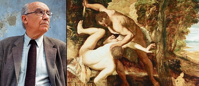Jose Saramago : "La Bible est un manuel de mauvaises moeurs" ; "Sans la Bible, nous serions autres, probablement meilleurs". Peinture : "Cain tuant Abel", de Jacopo Robusti dit il Tintoretto (Tintoret) (1518-1594) 1550-1553). 