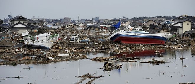 La cite portuaire de Sendai a ete l'une des plus touchees par le seisme et le tsunami. 