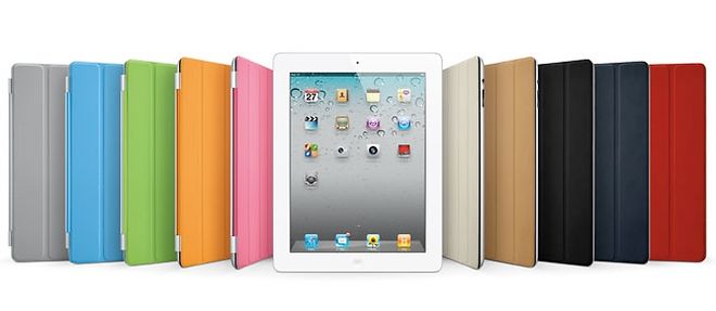 La smartcover de l'iPad 2 est disponible en plusieurs coloris.