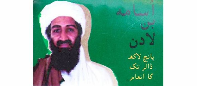 Avis de recherche de Ben Laden diffuse sur des boites d'allumettes.