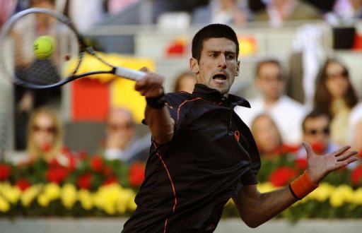 Le Serbe Novak Djokovic, N.2 mondial, a remporte le Masters 1000 de Madrid, en battant dimanche en finale l'Espagnol Rafael Nadal (N.1) 7-5, 6-4.