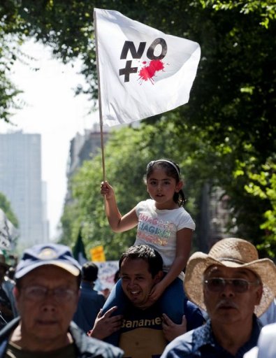 Mexique: plus de 85.000 manifestants contre la violence