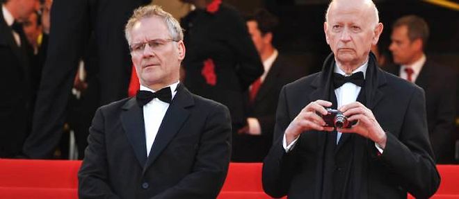 Thierry Fremaux et Gilles Jacob, respectivement delegue general et president du Festival de Cannes, charges de prendre de lourdes decisions a chaque edition.