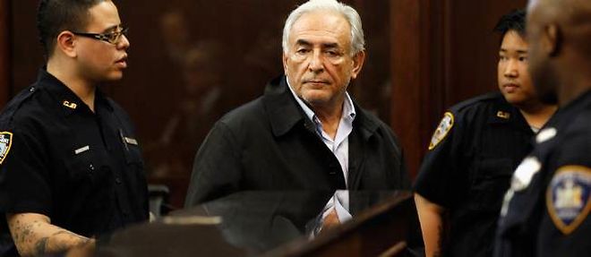 Dominique Strauss-Kahn au tribunal de New York, lundi.