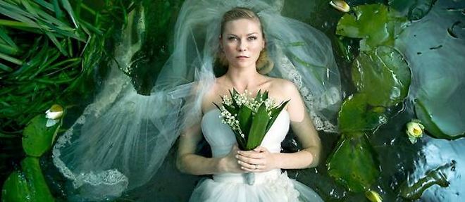 Kirsten Dunst dans "Melancholia", le dernier long-metrage de Lars von Trier presente a Cannes en competition officielle.