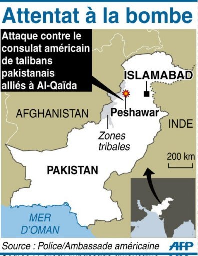 Pakistan: un attentat des talibans vise des diplomates am&eacute;ricains