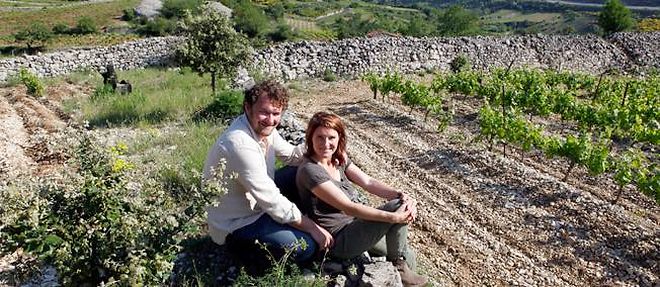 Pionniers, Julien Zernott et Delphine Rousseau se sont installes dans le Languedoc en 2003. 