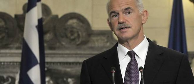 Devant le Parlement, Georges Papandreou a souligne que la priorite etait "un accord national pour faire face aux deficits et a la dette grecque".