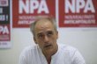 2012 : Poutou, candidat ouvrier du NPA pour &quot;d&eacute;noncer l'usurpation du FN&quot;
