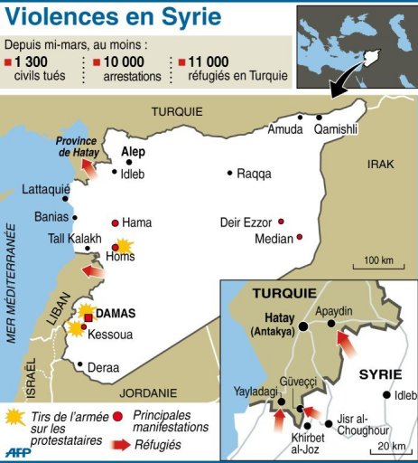 Syrie: offensive de l'arm&eacute;e pr&egrave;s du Liban, r&eacute;union in&eacute;dite d'opposants