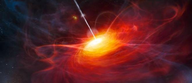 Un quasar vieux de 12,9 milliards d'annees a ete decouvert.