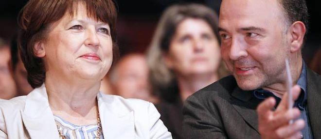 Martine Aubry et Pierre Moscovici sont suspendus, comme tous les socialistes, aux informations venant de New York.
