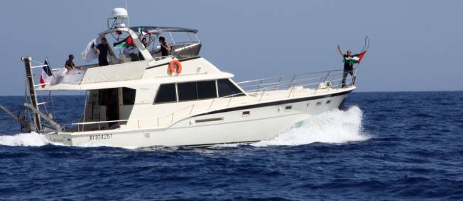 Flottille pour Gaza : le bateau fran&ccedil;ais bloqu&eacute; en Cr&egrave;te