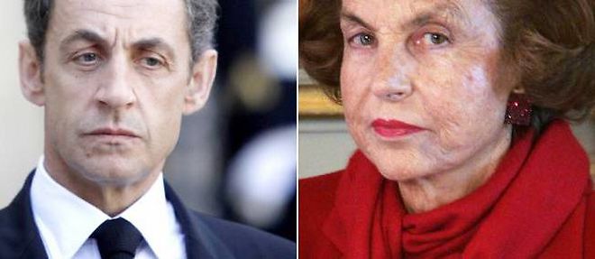 Nicolas Sarkozy est accuse d'avoir recu de l'argent liquide de la milliardaire.