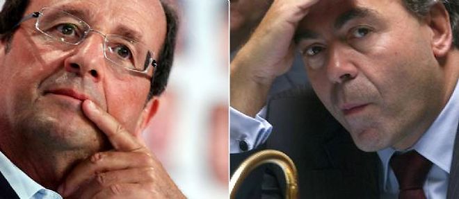 Francois Hollande et Luc Chatel.