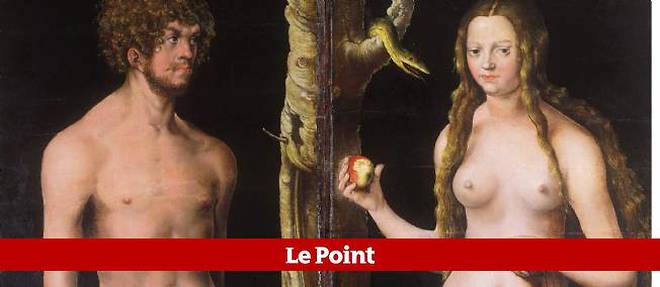 Adam et Eve - Peinture de Cranach l'Ancien (1472-1553)