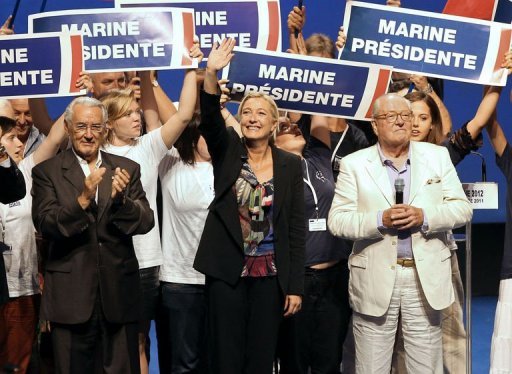 Marine Le Pen s'arc-boute sur ses fondamentaux devant ses militants