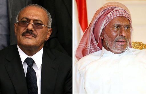 Le president yemenite conteste Ali Abdallah Saleh est rentre vendredi a Sanaa apres plus de trois mois en Arabie saoudite, au moment ou des combats continuaient d'opposer ses partisans et opposants dans la capitale.