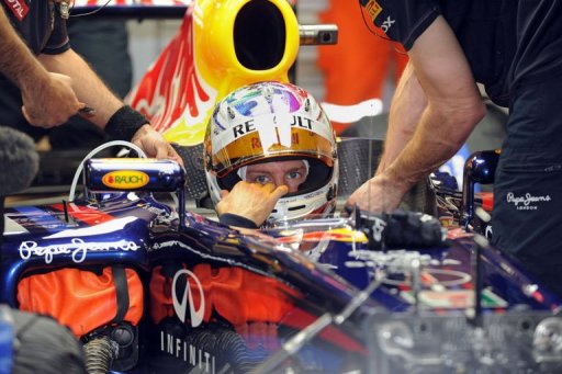 L'Allemand Sebastian Vettel (Red Bull) partira dimanche en pole position du Grand Prix de Singapour de Formule 1, 14e epreuve de la saison, apres avoir reussi le meilleur temps des qualifications, samedi soir sur le circuit de Marina bay, dans les rues de la cite-Etat.