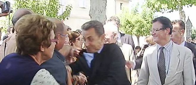 Hermann Fuster avait agresse Nicolas Sarkozy le 30 juin dernier a Brax (Lot-et-Garonne).