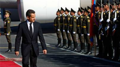 Nicolas Sarkozy en Arm&eacute;nie