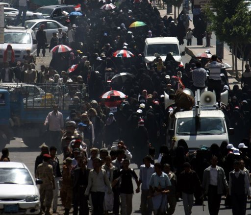 Y&eacute;men: nouveaux tirs sur une manifestation anti-Saleh, cinq morts