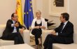 Hollande a rencontr&eacute; &agrave; Madrid Jose Luis Zapatero et Lula